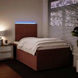 Box spring krevet s madracem ružičasti 120 x 200 cm baršunasti | shoptok.hr