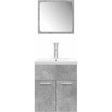  3-dijelni set kupaonskog namještaja siva boja betona drveni 41 x 38.5 x 46 cm | shoptok.hr