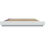 vidaXL Okvir za krevet bijeli 150x200 cm konstruirano drvo | shoptok.hr