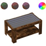  Stolić za kavu LED boja hrasta 93x53x45 cm konstruirano drvo | Eponuda.ba