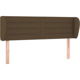 Uzglavlje s ušima tamnosmeđe 147x23x78/88 cm od tkanine | Eponuda.com