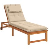  Jastučić za ležaljku GEMERT 100% poliester Krem 190 x 50 x 9 cm Slike