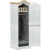  garderobna omara, trden borov les, bela, 52x55x170 cm | Shoptok.si