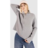 Blue Tomato Double Zip Knit Pulover light grey Cene