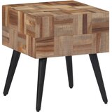  Bočni stolić 40 x 40 x 45 cm od masivne obnovljene tikovine | Eponuda.com