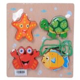 Milla Toys MILLA Drvene puzzle Morske životinje