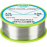  Felder ISO-Core ''Clear'' SAC305 spajkalna palica tuljava Sn96\,5Ag3Cu0\,5 0.250 kg 0.75 mm, (20428798) Cene