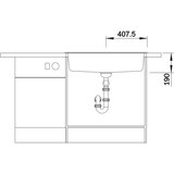 Blanco DALAGO 8 815x510/190 mm NEŽNO BELA | ePonuda.com