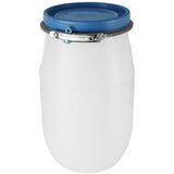 Ramda Bačva PVC Bijela 60L, promjer 325mm, Obruč sa Poklopcem | shoptok.hr