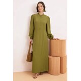 Trendyol Modest Ženska haljina Tctss26Eb00118, Zelena Cene