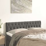  Uzglavlja 2 kom tamnosiva 80x7x78/88 cm baršunasta Cijene