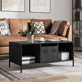 vidaXL Stolić za kavu crni 101,5x50x43,5 cm od hladno valjanog čelika Cijene