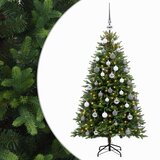  Umjetno božićno drvce s kuglicama 150 cm 150 LED lampica | shoptok.hr