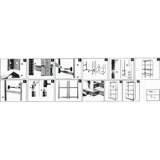 Proline radionička polica s 5 polica 180 × 90 × 40 cm 62030 | shoptok.hr