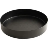 Črni kovinski pladenj - 1 k.