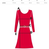 Pri Classic strapless flared midi dress ELISE 2 | shoptok.hr