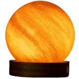 Gingko LED stolna lampa u tamnoj prirodnoj boji sa staklenim sjenilom (visina 9 cm) Sand Storm – | shoptok.hr