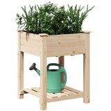  Vrtna saksija Bež 60,5 x 60 x 76,5 cm Čvrsto drvo jele | shoptok.hr
