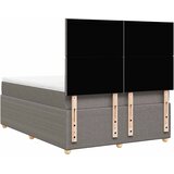  Krevet s oprugama i madracem smeđesivi 140x200 cm tkanina | shoptok.hr