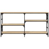  Konzolni stol boja hrasta 150 x 29 x 76,5 cm konstruirano drvo | shoptok.hr