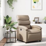 Maison Chic Naslanjač - Relax naslanjač kapučino barve umetno usnje, (22061748) | Shoptok.si