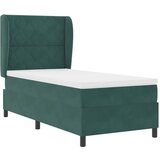  Krevet s opruga kutije Tamnozelena 200 x 90 cm Baršun | shoptok.hr