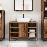vidaXL Omarica za umivalnik Star les 91x35x60 cm Umetni les | Shoptok.si