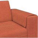  Tkaninska sofa s jastukom Crvena narančasta 208 cm Baršunasta tkanina | shoptok.hr