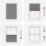 vidaXL Plisirana roleta antracit 90x150 cm širina tkanine 89,4 cm | shoptok.hr