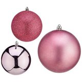  Set božićnih kuglica Roza Plastika 10 x 11 x 10 cm (12 kom.) | shoptok.hr