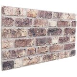 Zidne panele 10 pcs Tamno smeđa 100 x 50 cm EPS pjena - Tamno smeđa | shoptok.hr
