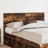 Uzglavlje s uzglavljem Dimljeni hrast 140 cm Konstruirano drvo | shoptok.hr