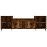 TV ormarić boja dimljenog hrasta 160x35x55 cm konstruirano drvo | shoptok.hr