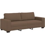  Dvodijelni set sofa s jastucima, smeđa tkanina | Shoptok.si