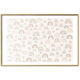  Plakat - Rainbows and Hearts 30x21 Zlatni okvir s margom | shoptok.hr