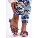 Boto Women's Strappy Sandals with Diamantes Purple Leomi | ePonuda.com