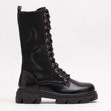 Resti Openwork black women's lace-up boots Buhomi - Footwear | ePonuda.com