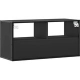TV ormarić crni 80x31x39,5 cm Konstruirano drvo i metal | shoptok.hr