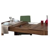 Hanah home produžni trpezarijski sto oblo walnut | ePonuda.com
