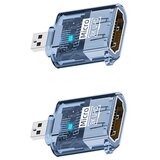 INF D-tip moški na HDTV ženski adapter (2-pack) 8K@60Hz HDMI2.1 Blue, (5000326817) Cene