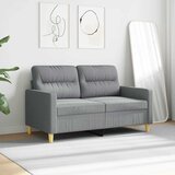  Dvosjed od tkanine svjetlosivi 120 cm | shoptok.hr