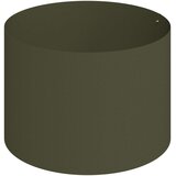  Vrtna saksija Maslinasto zelena 90 x 90 x 20 cm Čelična vrata | shoptok.hr