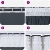 vidaXL velvet zavese 2 kosa z očesi Srebrna siva 245x140 cm | Shoptok.si