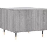  Stolić za kavu siva boja hrasta 50x50x40 cm konstruirano drvo | shoptok.hr
