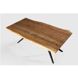 Marckeric Blagovaonski stol s pločom stola od bagrema u prirodnoj boji 100x200 cm Mudri – | shoptok.hr