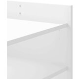 vidaXL Klubska mizica bela 80x50x50 inženirski les | Shoptok.si