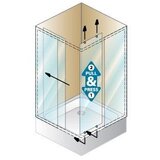  sq line tuš kabina tkk 90/CH silver brill 511020 | Eponuda.com