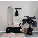 Spinder Design Črn kovinski stenski obešalnik s polico Easy – | Shoptok.si