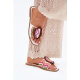 Boto Women's Flat Sandals With Decorative Buckle White Luwam | Shoptok.si