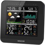Sencor Meteostanica sa LCD displejem u boji i budilnikom 3xAAA + 2x AA crna | Eponuda.com